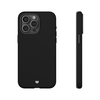 JET BLACK | Tough Phone Case