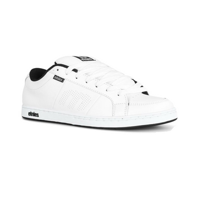 ETNIES 4101000091 110 KINGPIN MN'S (Medium) White/Black Leather & Synthetic Skate Shoes