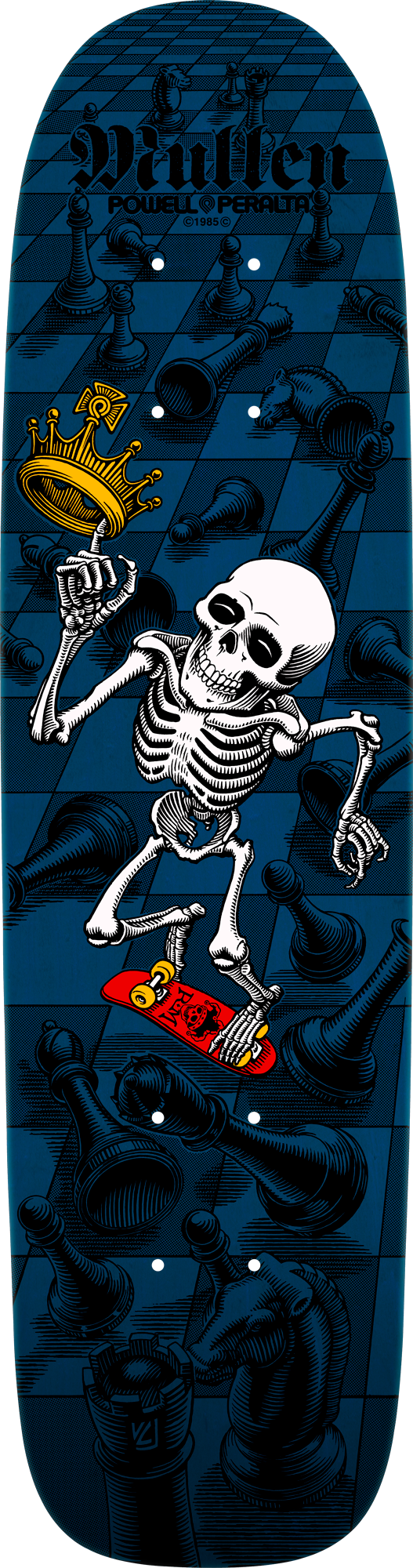 Powell Peralta Bones Brigade Series 15 Mullen Blue Deck (Preorder for 3/20)