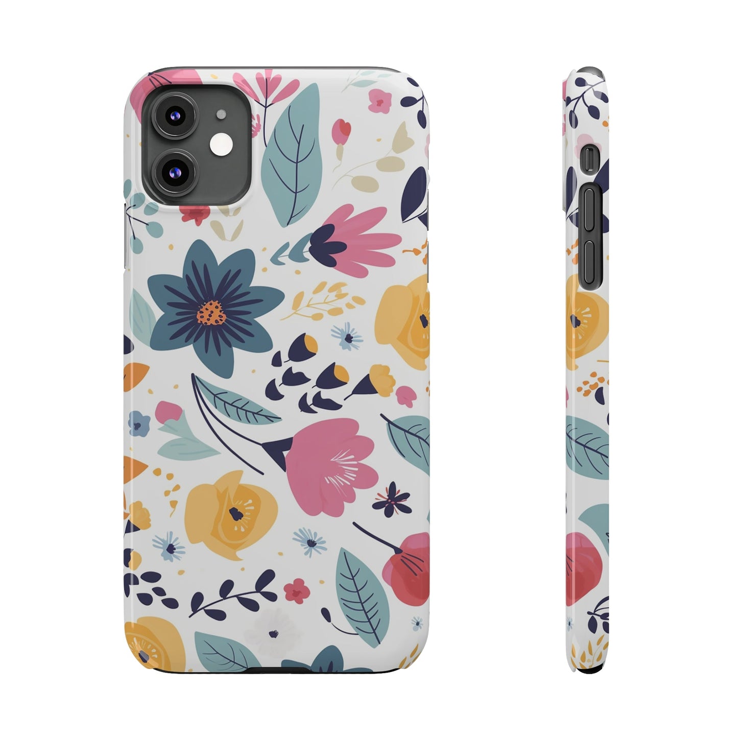 FLOWER PATTERN | Slim iPhone Case