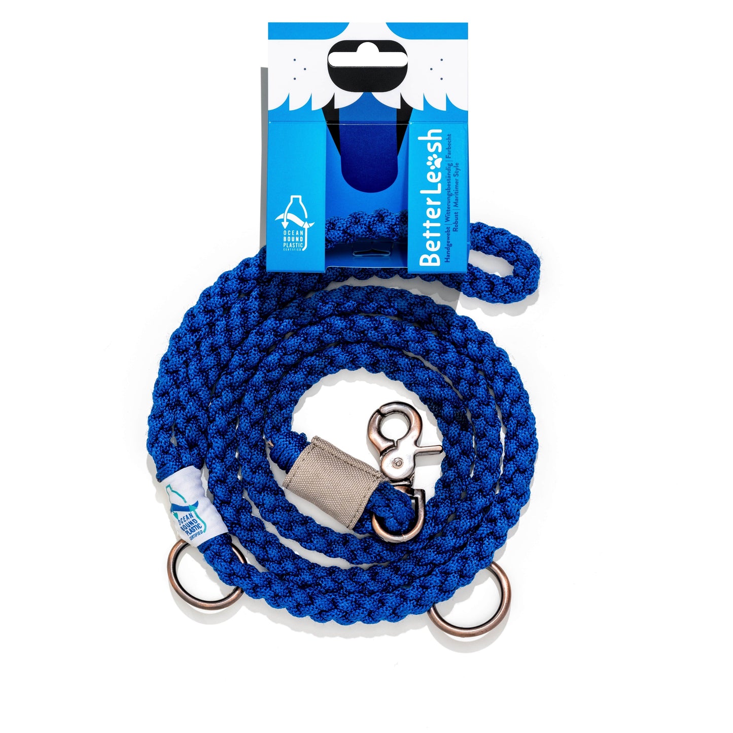 BetterLeash - 100% Fairtrade Recycled Ocean Bound Plastic Dog Leash