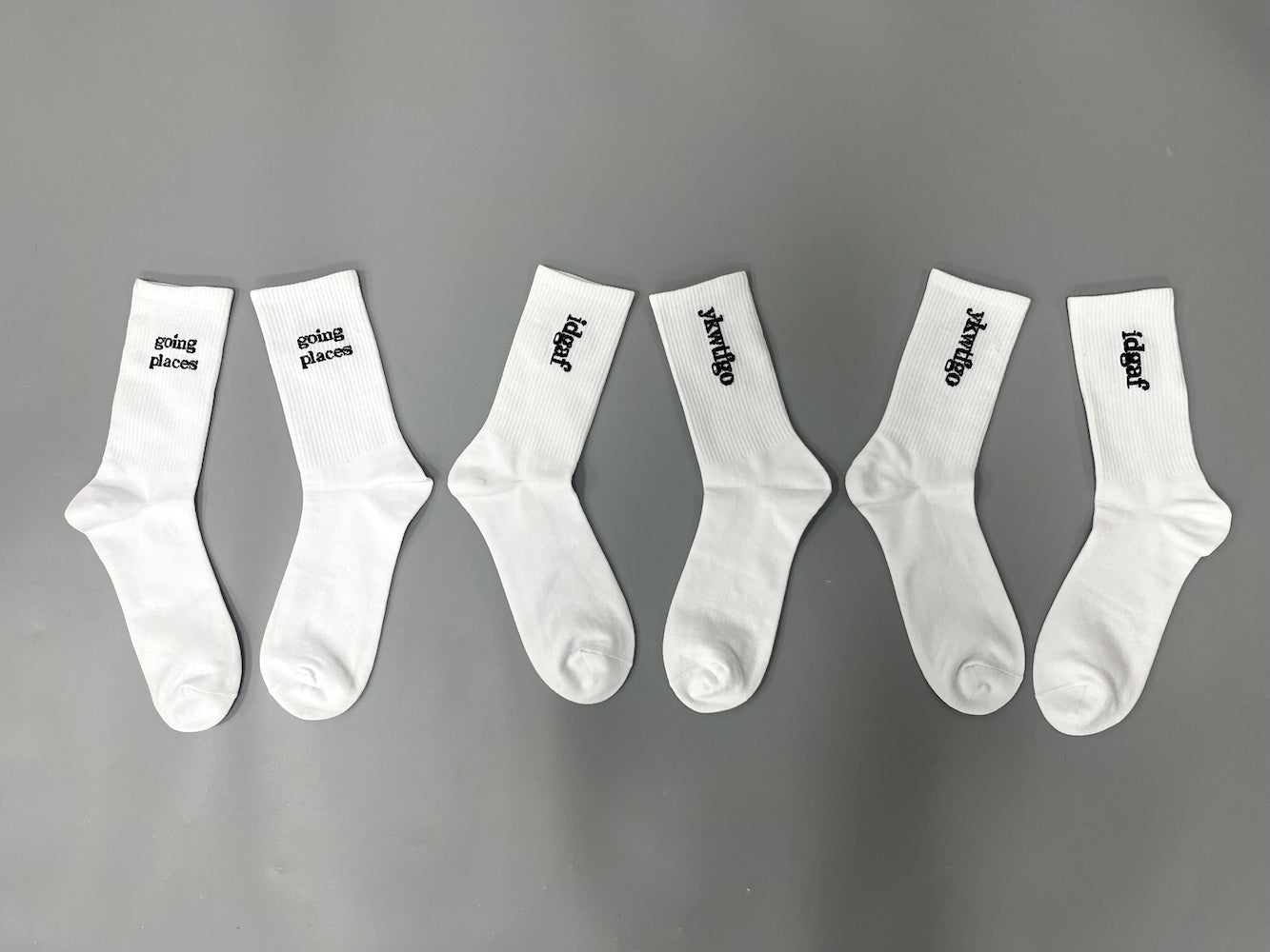 Word Play Socks - 3PK (available in 3 colors)