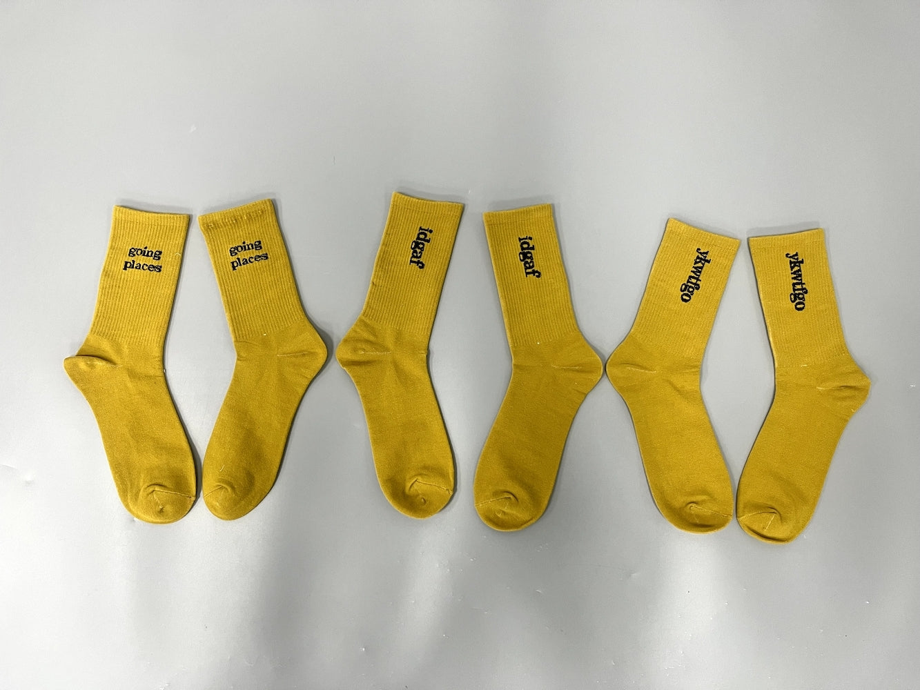 Word Play Socks - 3PK (available in 3 colors)