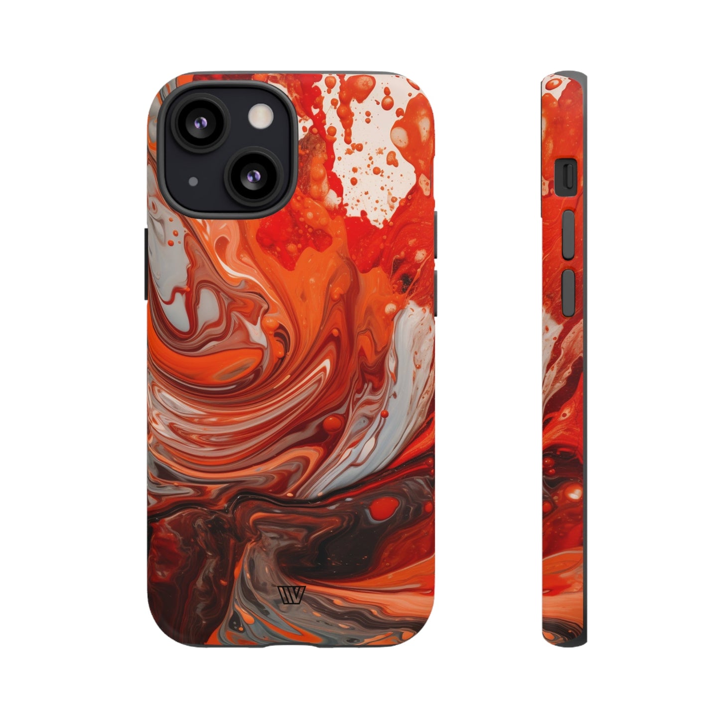 WHITE FIRE PAINT SWIRL | Tough Phone Case