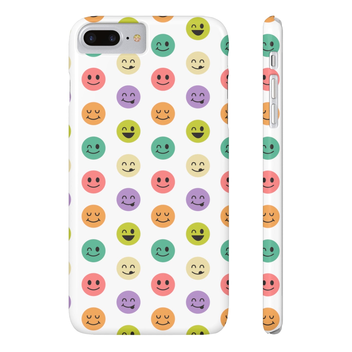 SMILEY FACE PATTERN | Slim iPhone Case