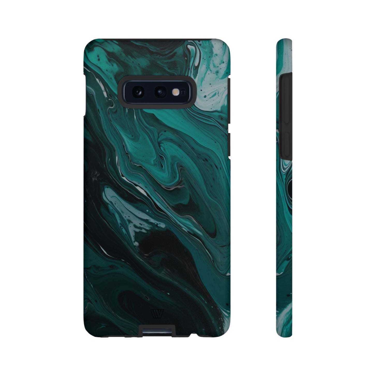 TEAL PAINT SWIRL | Tough Phone Case