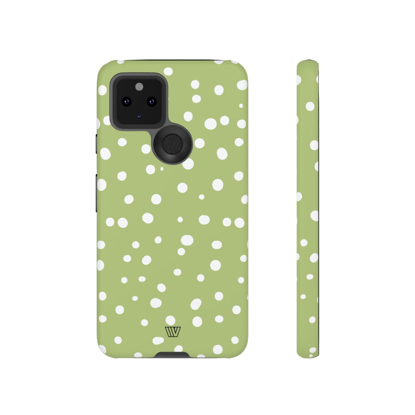 PALE OLIVE DOTS | Tough Phone Case