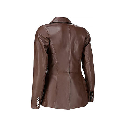 Women's Fancy Style Double Breasted Blazer Jacket