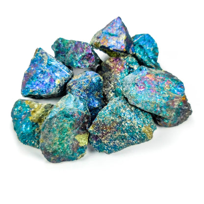 Chalcopyrite Peacock Ore Rough (1 Kilo)( 2.2 LBs) Bulk Wholesale Lot Raw Gemstones