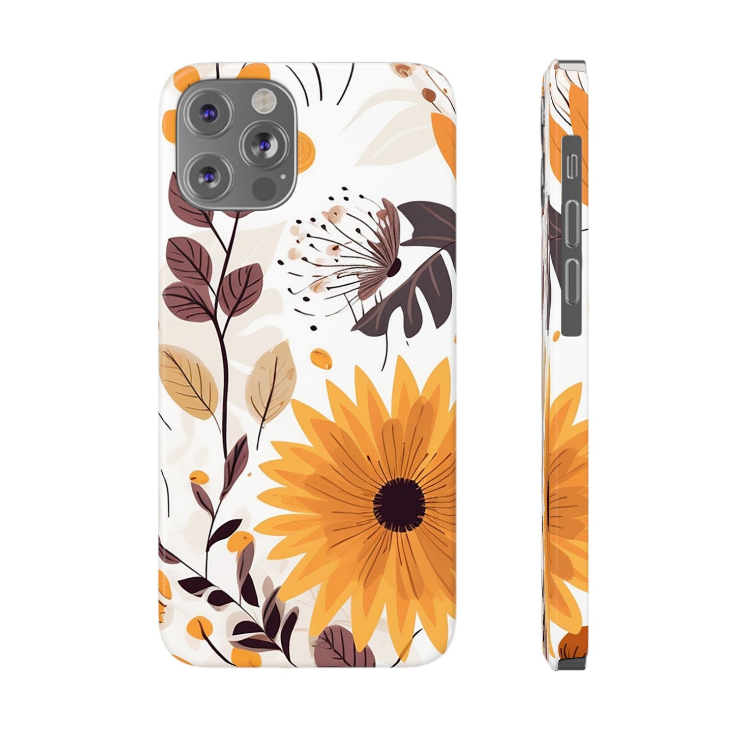 FALL FLOWERS | Slim iPhone Case