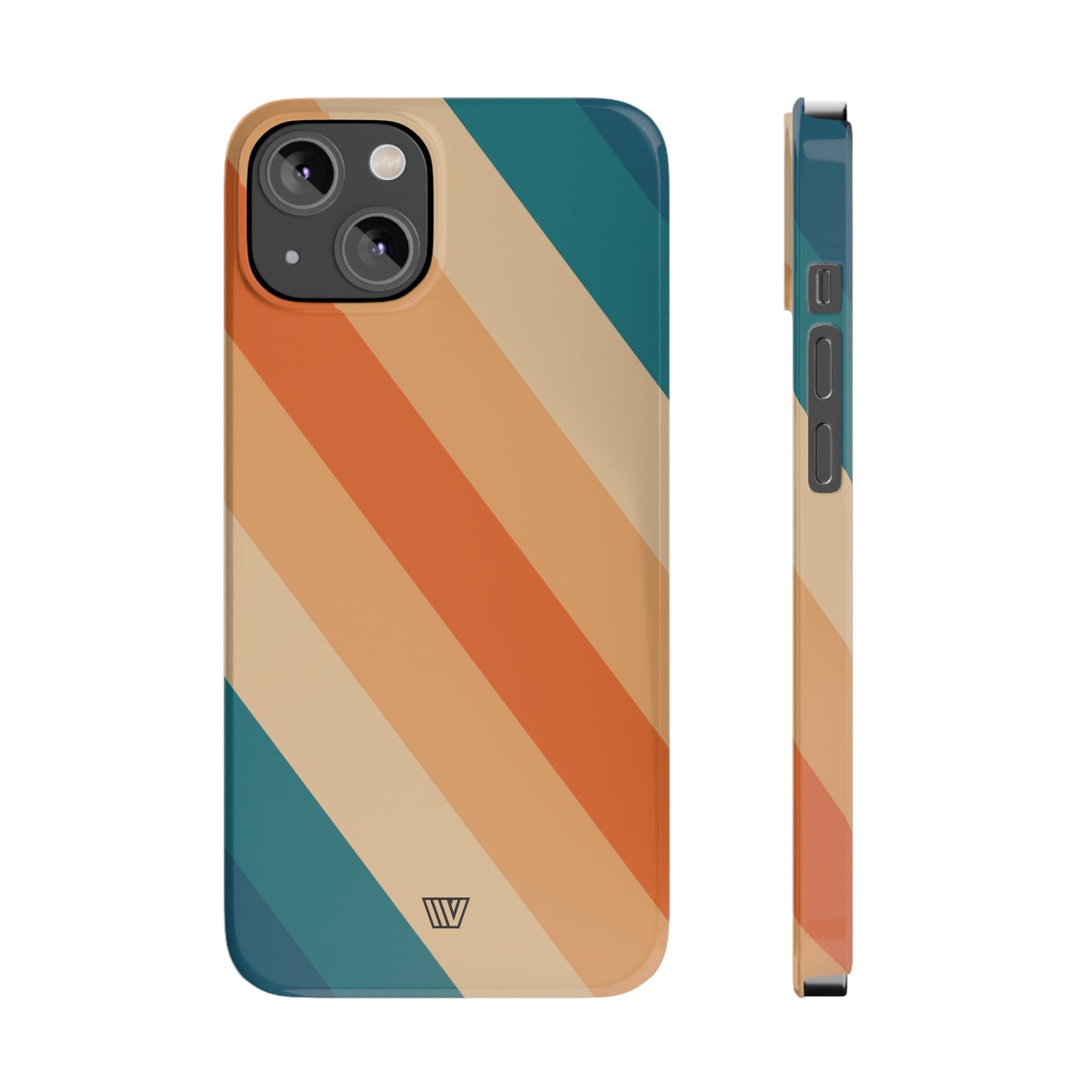 70s RETRO STRIPE | Slim iPhone Case