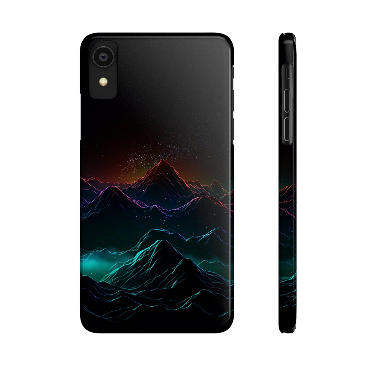 NEON MOUNTAINS | Slim iPhone Case