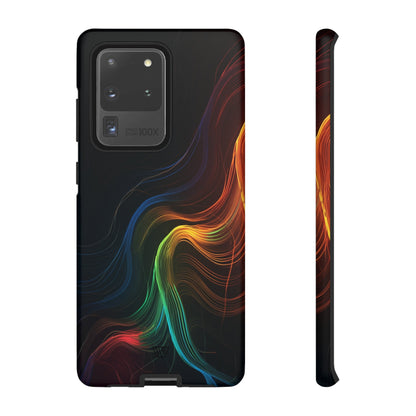 COLORFUL ABSTRACT LINES | Tough Phone Case