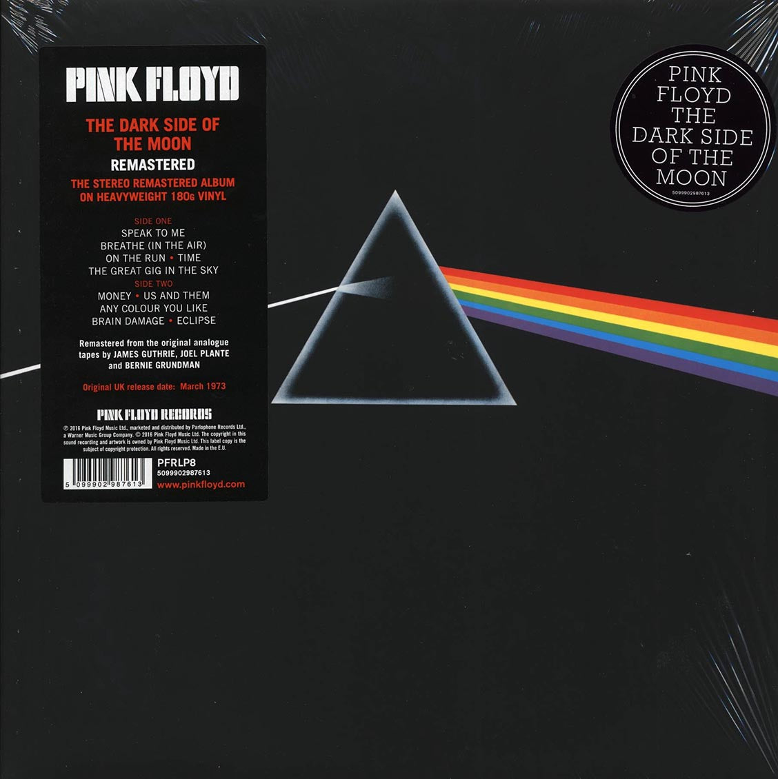 Pink Floyd - Dark Side Of The Moon (2016 Remaster, Out Of Print) (180g) (remastered)