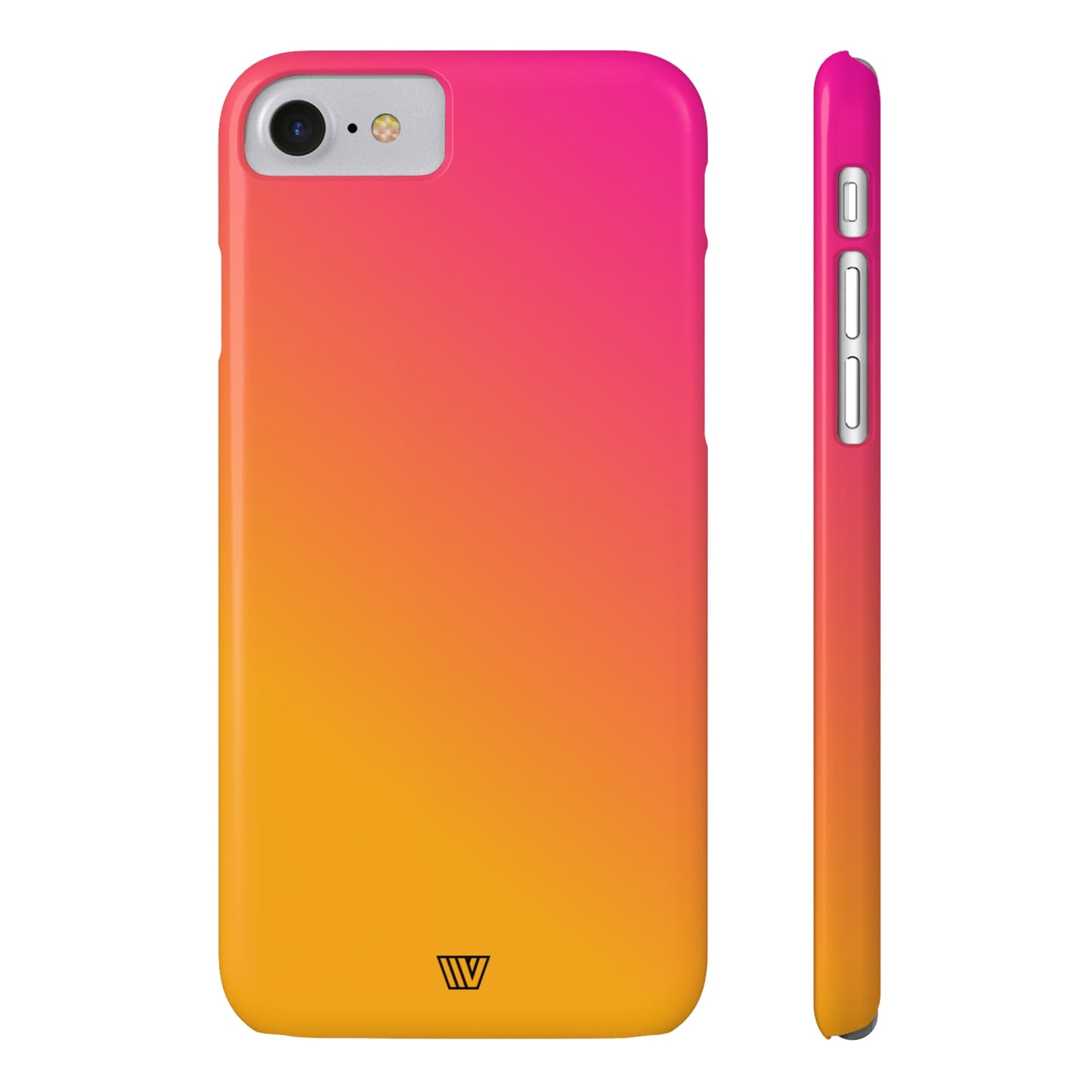 HOT PINK ORANGE | Slim iPhone Case