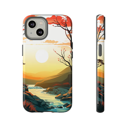 RIVER SUNSET | Tough Phone Case