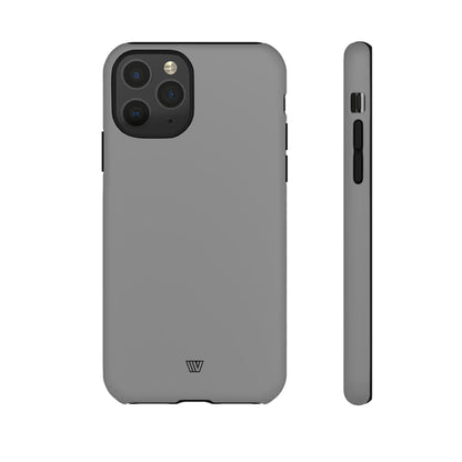 SOLID GRAY | Tough Phone Case