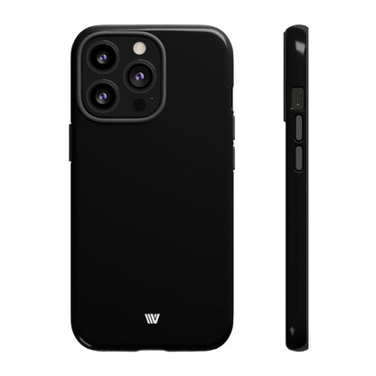 JET BLACK | Tough Phone Case