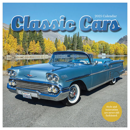 2025 Classic Cars Wall Calendar