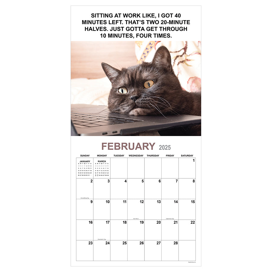 2025 Corporate Cats Wall Calendar