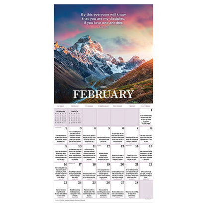 2025 Daily Verse Wall Calendar