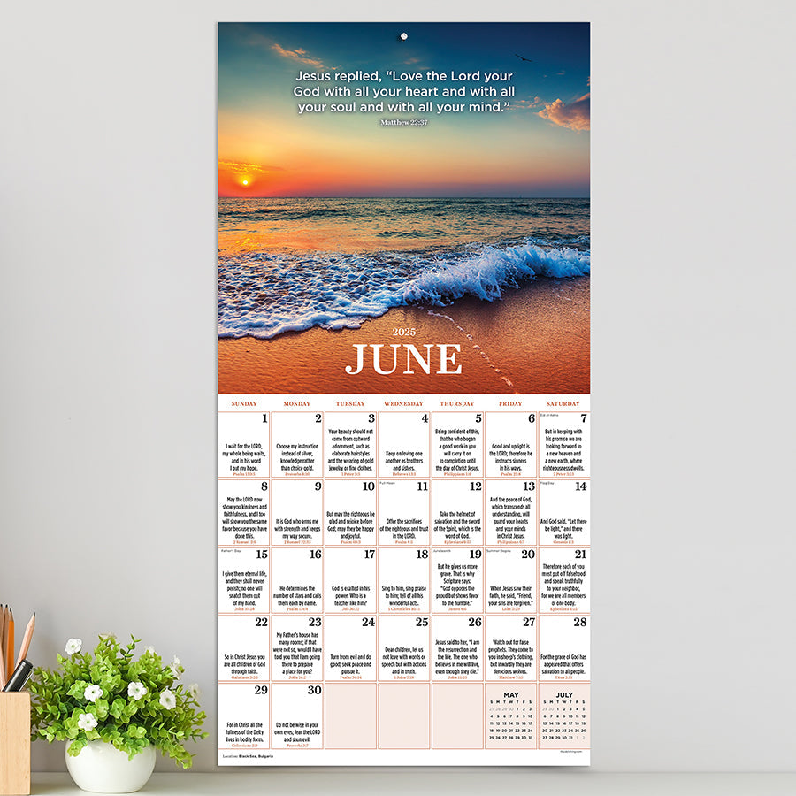 2025 Daily Verse Wall Calendar