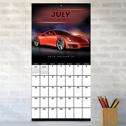 2025 Dream Cars Wall Calendar