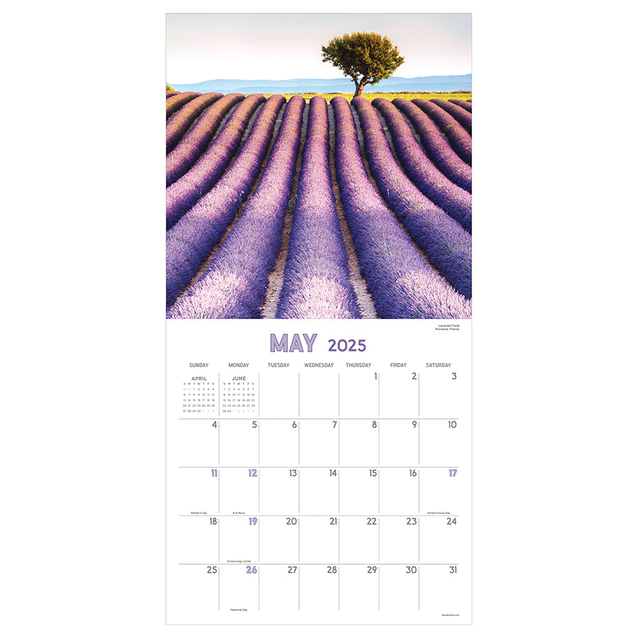 2025 Landscapes Wall Calendar