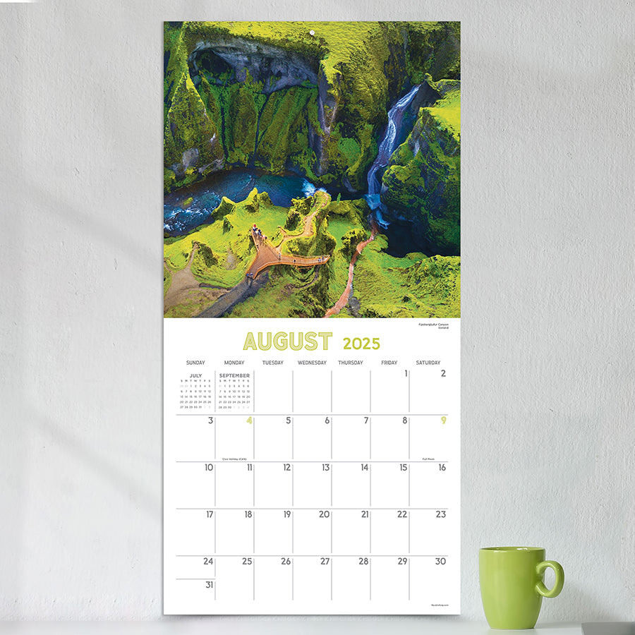 2025 Landscapes Wall Calendar