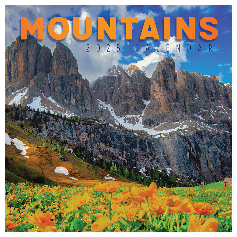 2025 Mountains Wall Calendar