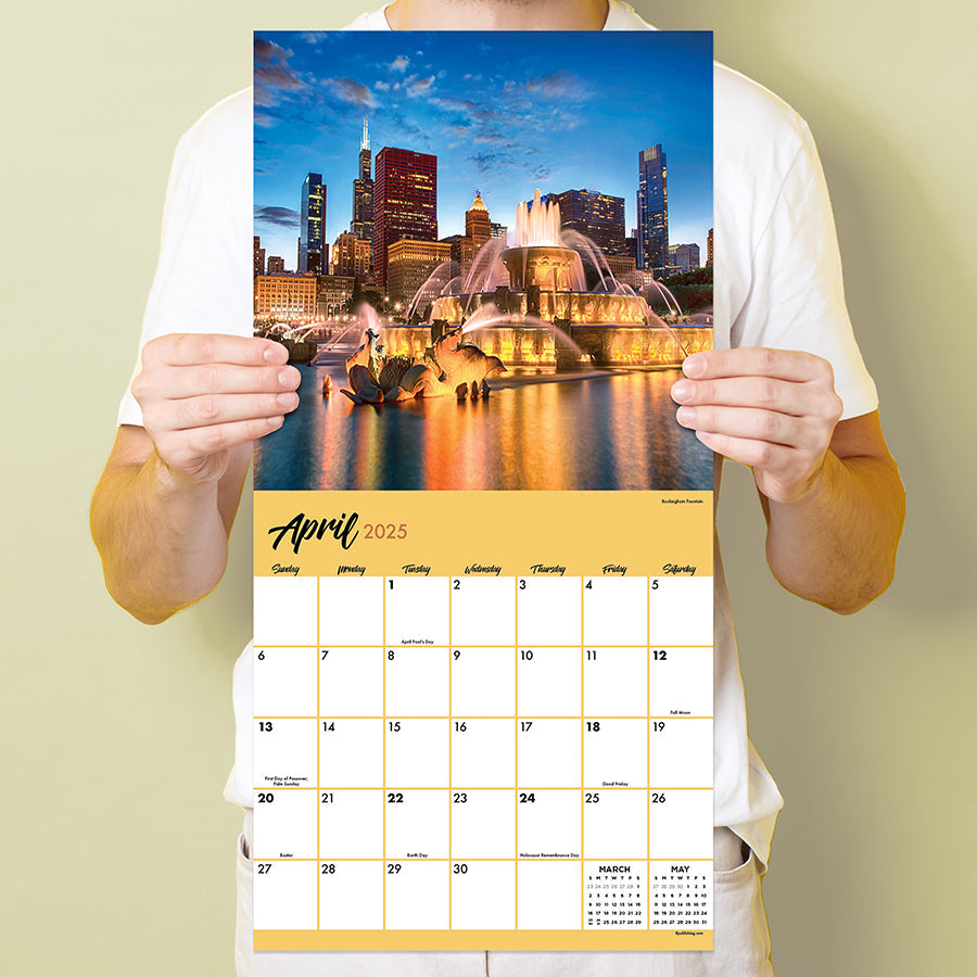 2025 Chicago Wall Calendar