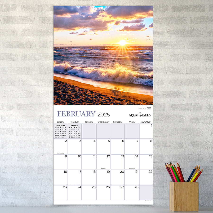 2025 Great Lakes Wall Calendar