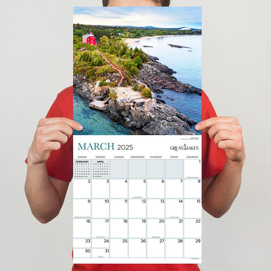 2025 Great Lakes Wall Calendar