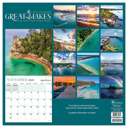 2025 Great Lakes Wall Calendar