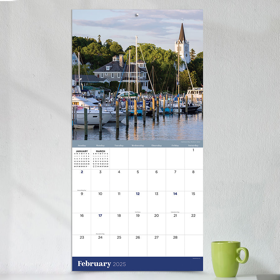 2025 Michigan Wall Calendar