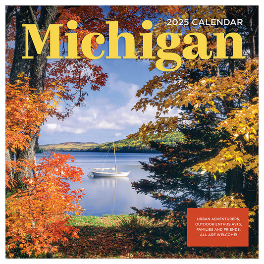 2025 Michigan Wall Calendar