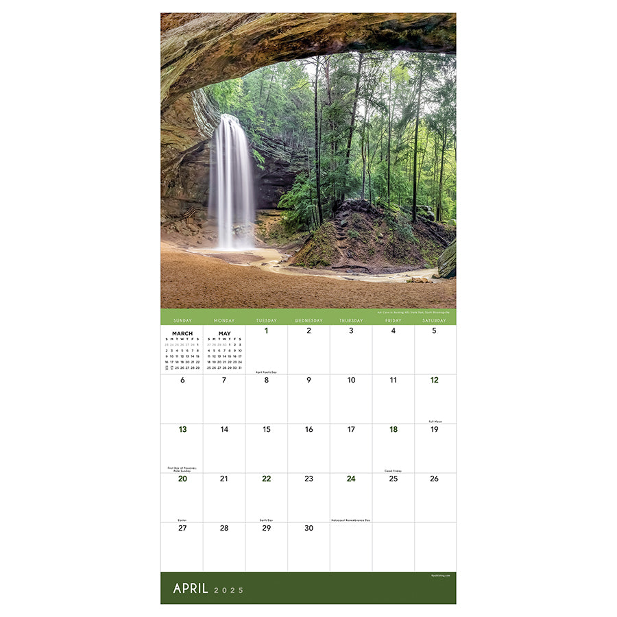 2025 Ohio Wall Calendar