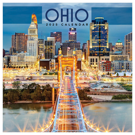 2025 Ohio Wall Calendar