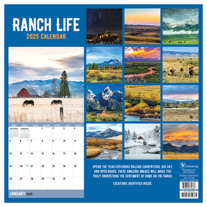 2025 Ranch Life Wall Calendar