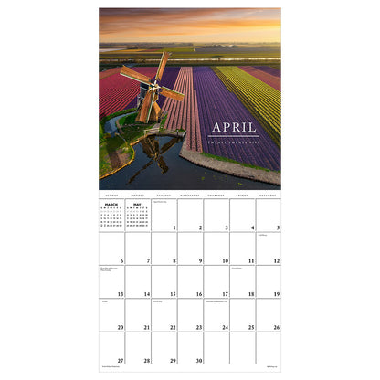 2025 World Travel Wall Calendar