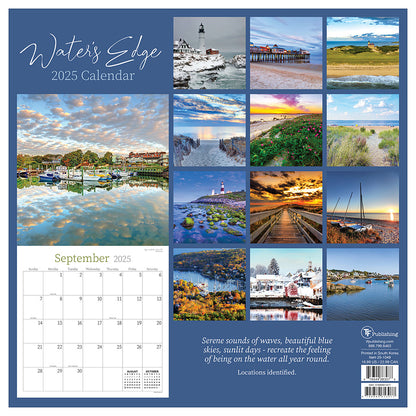 2025 Water's Edge Wall Calendar