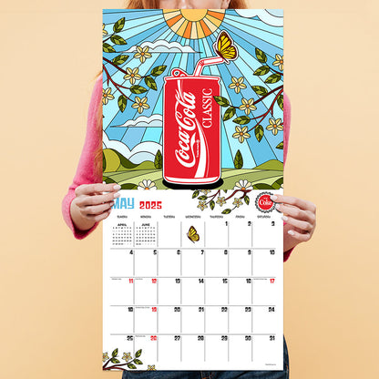 2025 Coca-Cola: Retro & Refreshed! Wall Calendar