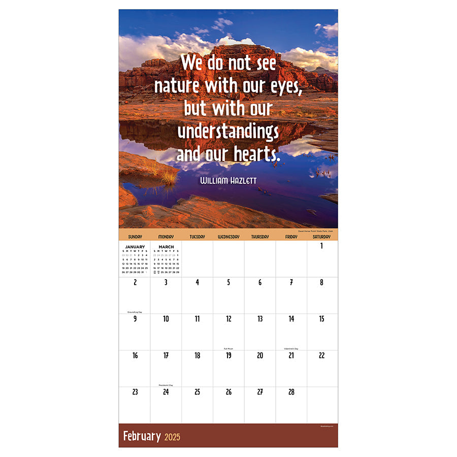 2025 The Great Outdoors Wall Calendar