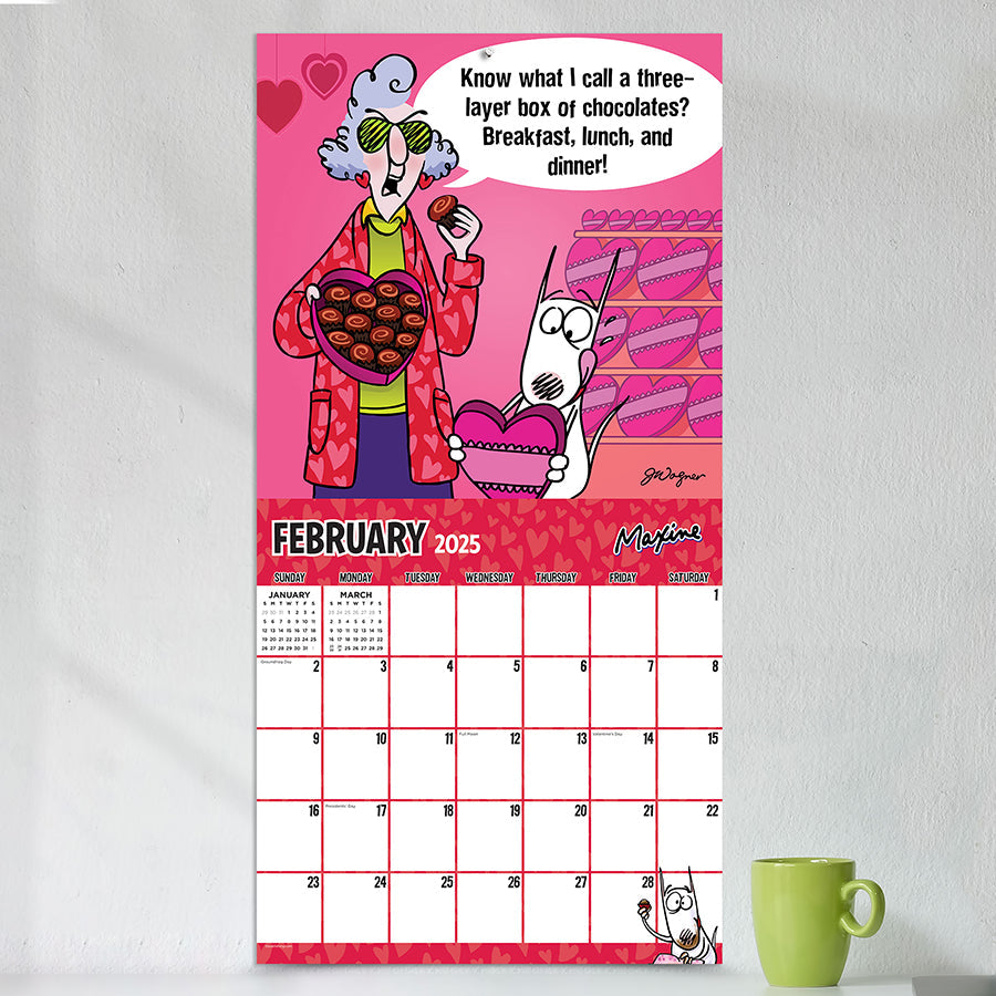 2025 Maxine Wall Calendar