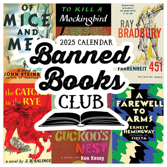 2025 Banned Book Club Wall Calendar