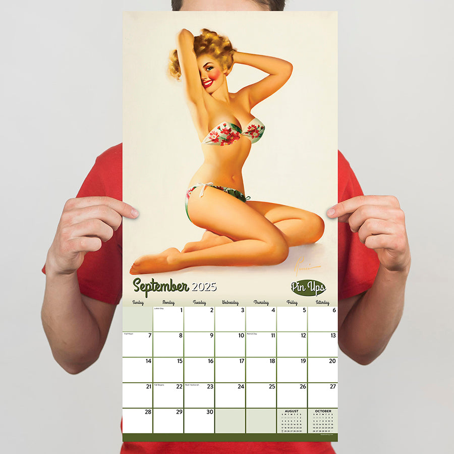 2025 PinUps Wall Calendar