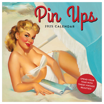 2025 PinUps Wall Calendar