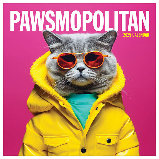 2025 Pawsmopolitan Wall Calendar