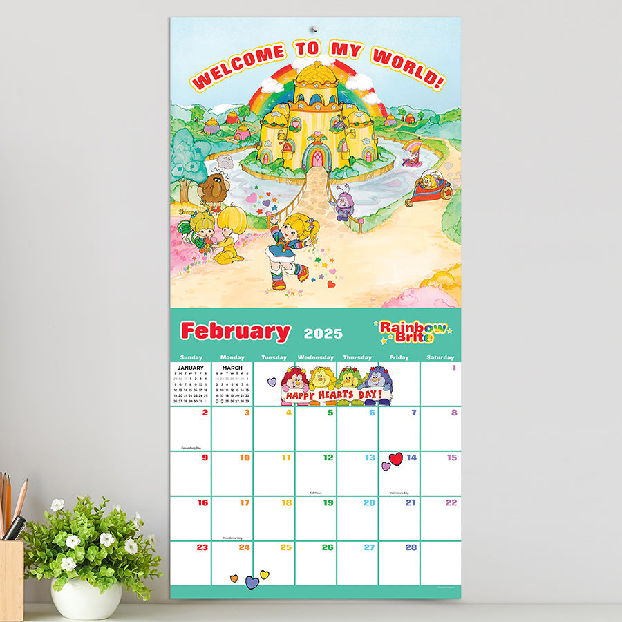 2025 Rainbow Brite Wall Calendar