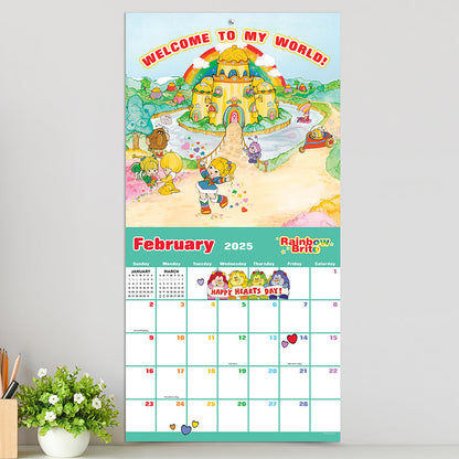 2025 Rainbow Brite Wall Calendar